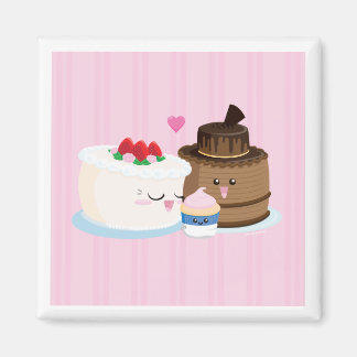 Kuchenfamilie Magnet