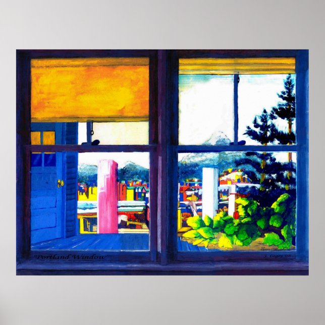 Küchenfenster - Poster (Vorne)