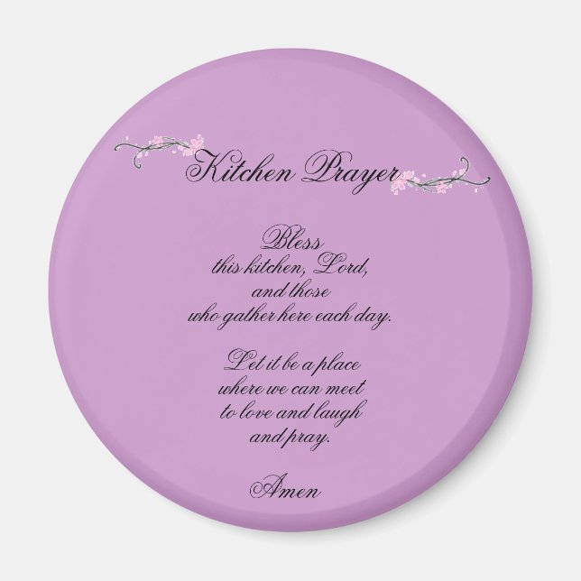 Küchengebet - Magnet (Vorne)