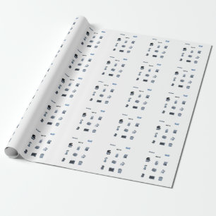 Küchengeräte Geschenkpapier