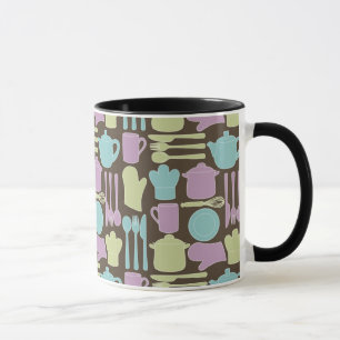 Küchengeräte Muster 2 Tasse