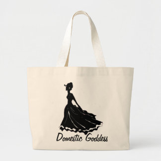 Küchengöttin-Girly Taschen-Tasche Jumbo Stoffbeutel