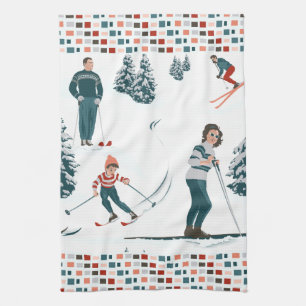 Küchenhandtuch Sports d'Hiver Geschirrtuch