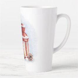 Küchenhandtücher mit roter Laterne und glühender K Milchtasse