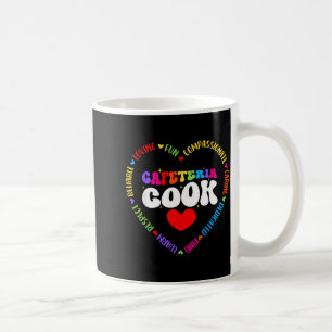 Küchenhilfskraft Schulcafeteria Essensdienst Kaffeetasse