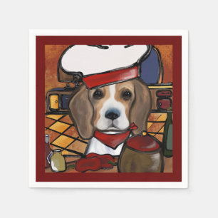 KÜCHENHUND BEAGLE SERVIETTE