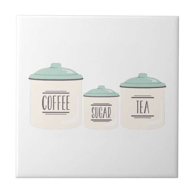 Küchenkanister Fliese (Vorderseite)