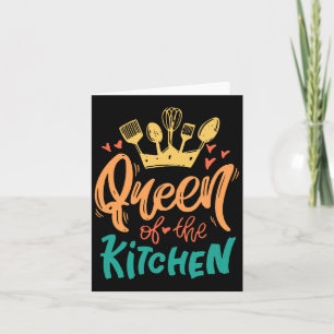Küchenkönigin Mama Mutter Chef Mutti Muttertag Karte