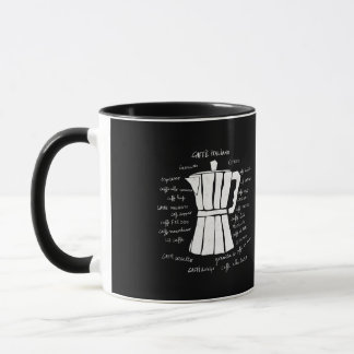 Küchenkunst Italienische Espresso-Kaffeekanne Tasse