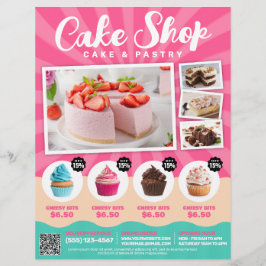 Kuchenladen / Bäckerei / Süßwaren - (Vorlage) Flyer