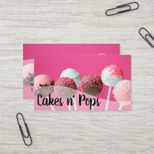 Kuchenlutscher-Shop Cupcakes Bäckerei Catering Unt Visitenkarte