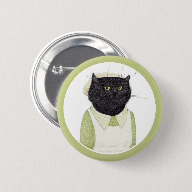 KÜCHENMAL KATZENTRALE KATEGORIE-Button Button (Vorne & Hinten)
