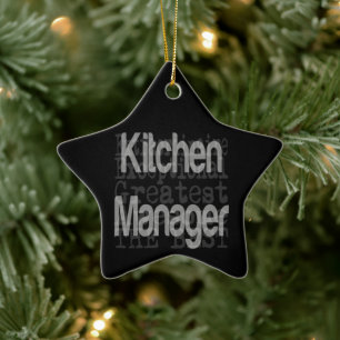 Küchenmanager Extraordinaire Keramik Ornament