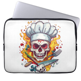 Küchenmeister Totenkopf Laptopschutzhülle