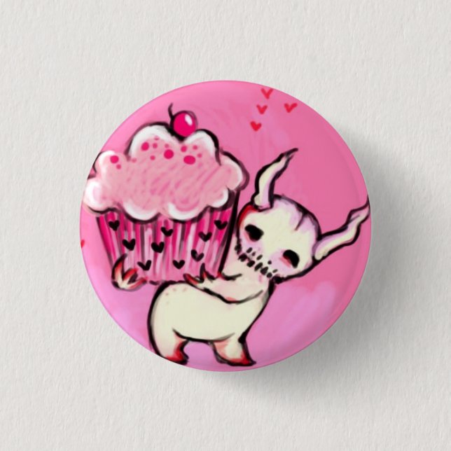 Kuchenmonster Button (Vorderseite)