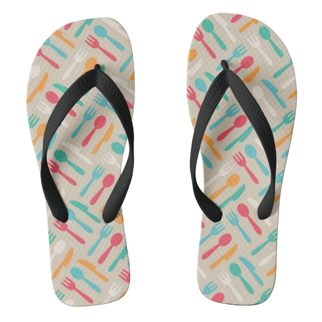 Küchenmuster 3 flip flops (Fußbett)