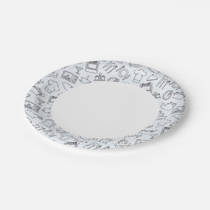 Küchenmuster 4 pappteller