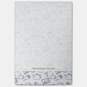 Küchenmuster 4 post-it klebezettel