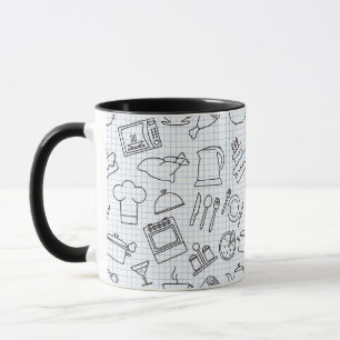 Küchenmuster 4 tasse