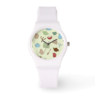 Küchenmuster Armbanduhr