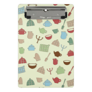 Küchenmuster Mini Klemmbrett