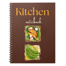 Küchennotizbuch für Rezepte, Notizen und Essenspla Notizblock