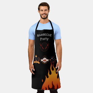 Küchenschürze BBQ Black Griil Master Schürze