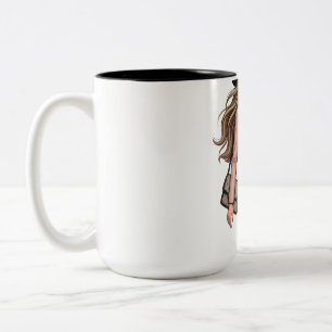 Küchenschürze POD Design Zweifarbige Tasse
