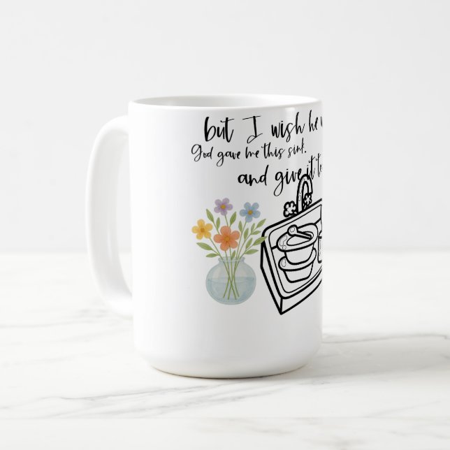 Küchenspülbecken-Kaffeetasse Kaffeetasse (Vorderseite Links)