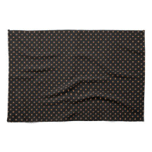 Küchentuch 16x24 Dots Dunkelbrauner Schwarz