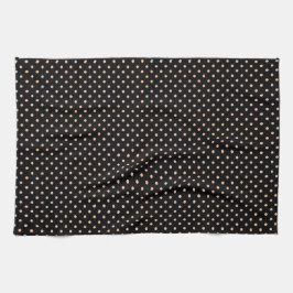 Küchentuch 16x24 Dots Light Brown Black