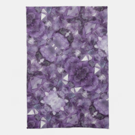 Küchentuch Amethyst Crystal Allover Print