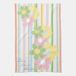 Küchentuch "Blume & Streifen"