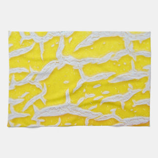 Küchentuch gelb-graues Melonenraft