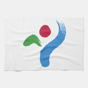 Küchentuch mit der Flagge von Seoul