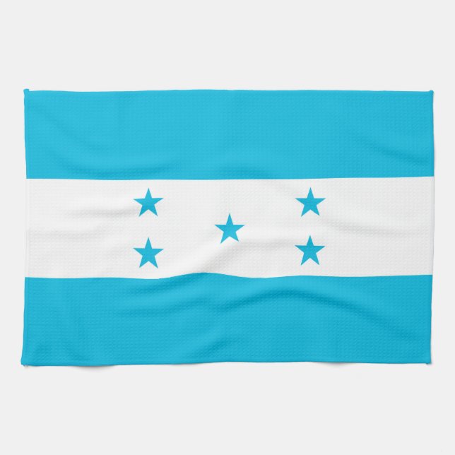 Küchentuch mit Fahne von Honduras (Horizontal)