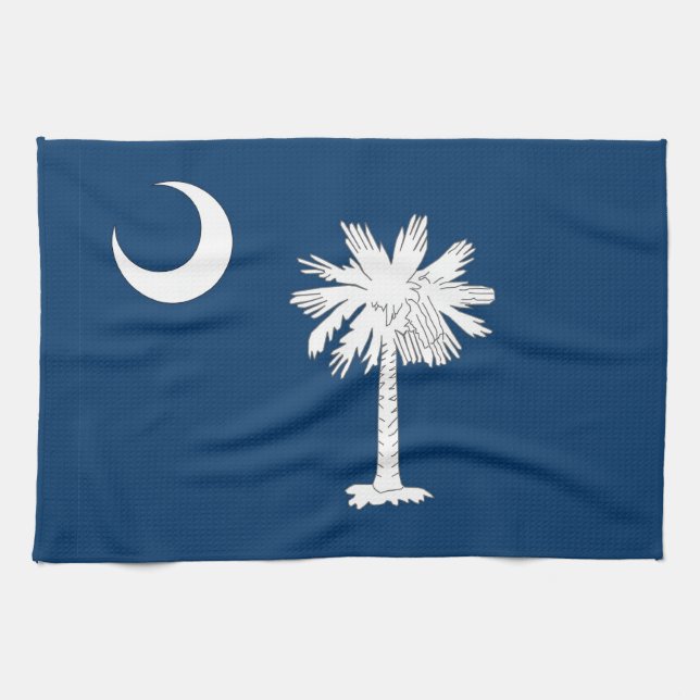 Küchentuch mit Flag von South Carolina, USA. (Horizontal)