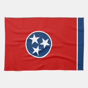 Küchentuch mit Flag von Tennessee, USA.