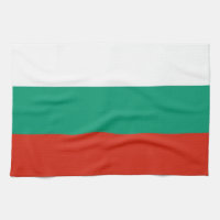 Küchentuch mit Flagge Bulgariens