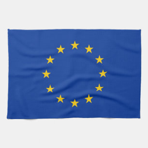 Küchentuch mit Flagge der europäischen