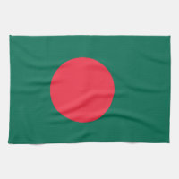Küchentuch mit Flagge von Bangladesch