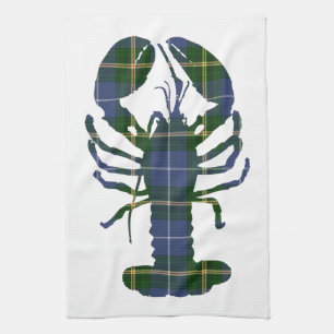 Küchentuch Nova Scotia Tartan karierter Hummer