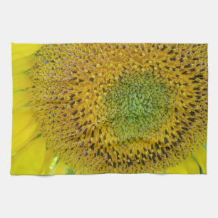 Küchentuch Zentrum einer Sonnenblume