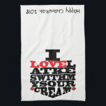 Küchentücher "Chanukah/I Liebe Latkes"<br><div class="desc">Küchentücher "Chanukah/I Liebe Latkes" Personalisieren durch Löschen "Happy Chanukah 2018" und durch Ersetzen mit Ihren eigenen Worten. Wählen Sie Ihren bevorzugten Schriftart Stil, Farbe und Größe. Es gibt auch viele Farbvarianten für Handtuchhalter. Danke, dass ihr angehalten und vorbeigekommen seid! Viel geschätzt! Happy Chanukah/Hanukkah! Stil: Küchentücher 16" x 24" Brighten Sie...</div>