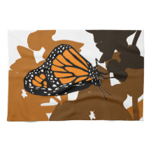 Küchentücher - Fütternd Monarch Butterfly