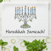 Küchentücher - Hanukkah Chanukah - Menorah