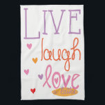 Küchentücher "Live Laugh Liebe a Latke Towel"<br><div class="desc">Küchentücher "Hanukkah Live Laugh Liebe a Latke Towel"Danke für das Anhalten und Einkaufen. Sehr geschätzt! Happy Chanukah/Hanukkah!Stil: Küchentücher 16" x 24"Brighten Sie jede Küche mit einem Set von Küchentüchern.Diese haltbaren Tücher aus einer Polyester-Polyamid-Mischung werden mit deinen Texten, Monogrammen oder Motiven großartig aussehen.Diese maschinenwaschbaren Geschirrtücher sehen nicht nur toll aus, sie...</div>