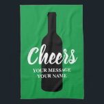 Küchentücher mit Weinflasche Silhouette<br><div class="desc">Küchentuch mit Silhouette aus Weinflaschen. Funny Birthday Geschenk Idee für Weinliebhaber, Vater, Mutter, Mann, Ehefrau, Onkel, Bruder, Lehrer, Trainer, Freund, Mitarbeiter, Chef, Kollege, Angestellter etc. Auch für Weihnachtsfeiertag, Hochzeit, Firmenessen etc. ideal.</div>