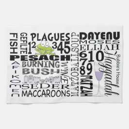 Küchentücher "Passover Words"