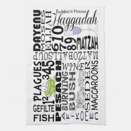 Küchentücher "Passover Words"